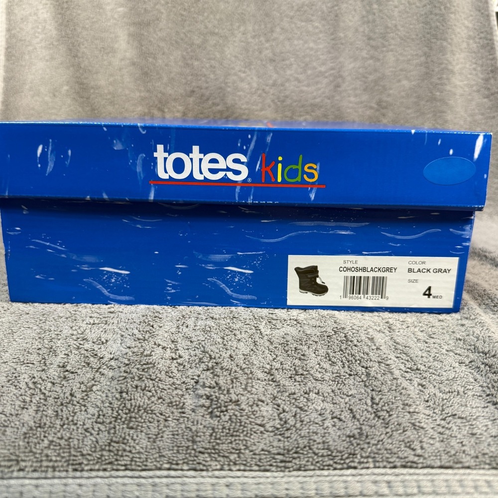 Totes Boots Kids Sz 4 - Picture 8 of 10